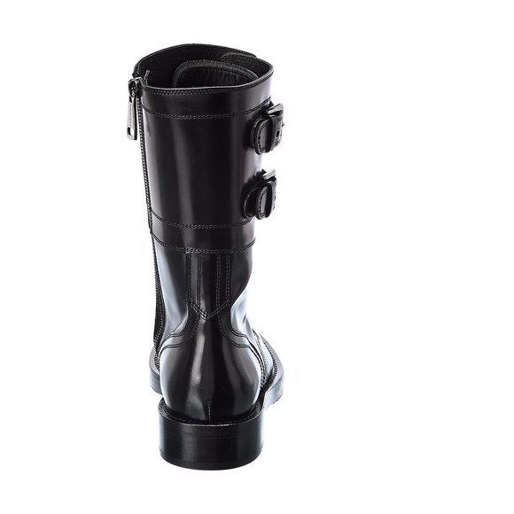 Dolce & Gabbana Leather Combat Boot - Picture 3 of 6
